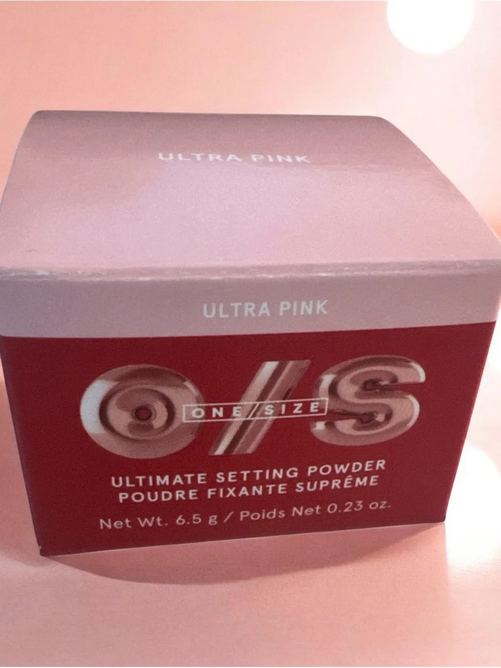 ONE/SIZE Ultra Pink Setting Powder — Pink & Red Compact
